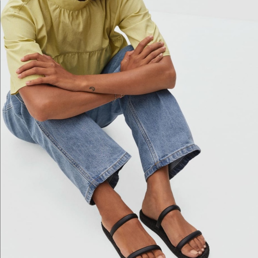 Everlane “The Espadrille” Black Sandal | Size 5